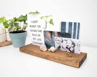 Foto-Ständer-Foto-Halter bei Hochzeit Foto-Halter für Tisch-Foto-Hängen-Display-Karten-Anzeige Holz-Foto-Stand-Karten-Aufhänger