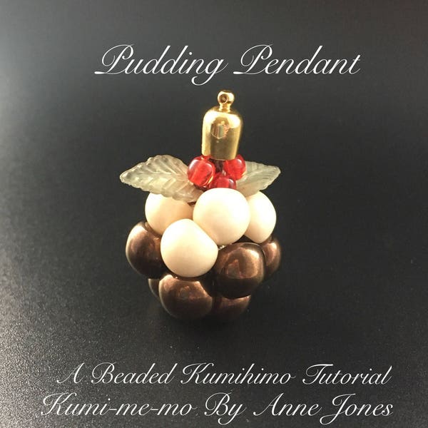 Pudding Pendant - A Beaded Kumihimo Tutorial