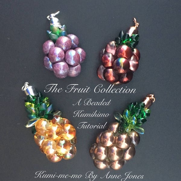 The Fruit Collection Beaded Kumihimo Tutorial - BUNDLE OFFER