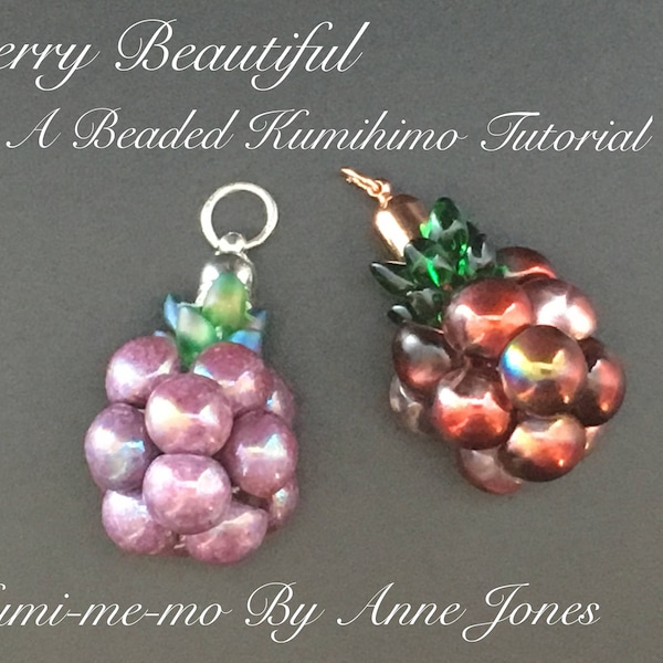 Berry Beautiful - A Beaded Kumihimo Tutorial