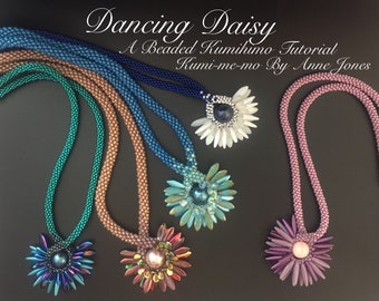 Dancing Daisy Beaded Kumihimo Tutorial 2020