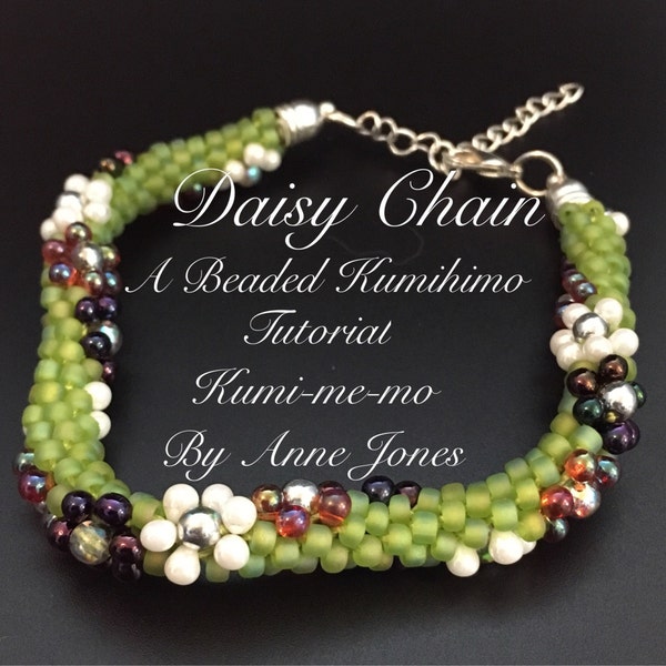 Daisy Chain Beaded Kumihimo Tutorial