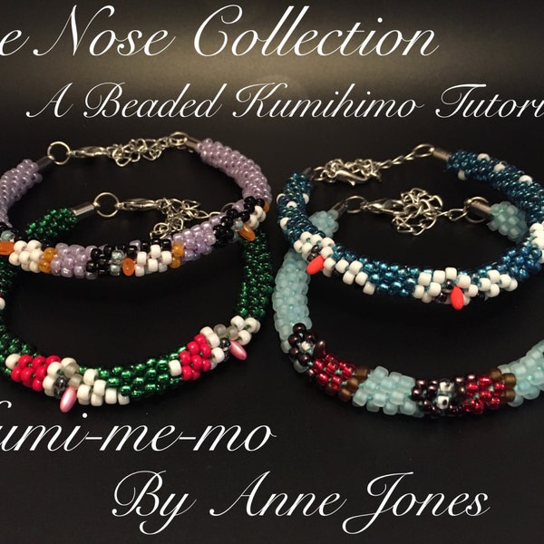 The Nose Collection Beaded Kumihimo Tutorial - BUNDLE OFFER