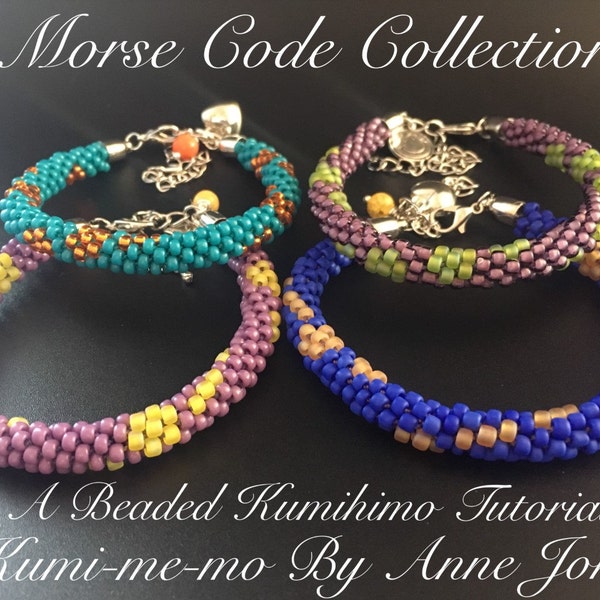 Morse Code Collection - Beaded Kumihimo Tutorial Bundle Offer