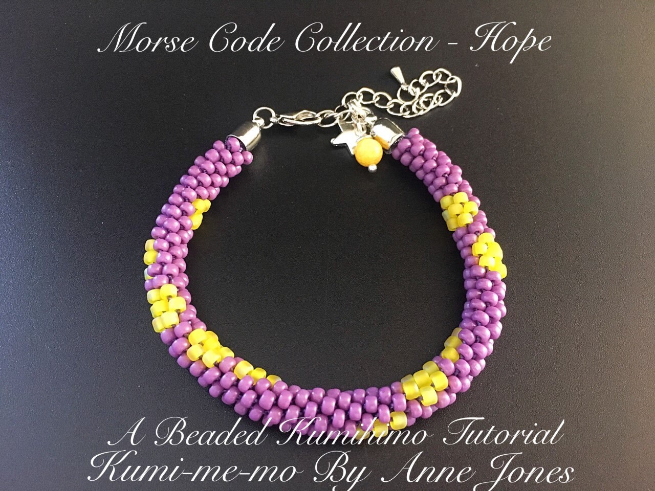 Morse Code Collection - Hope - Beaded Kumihimo Tutorial