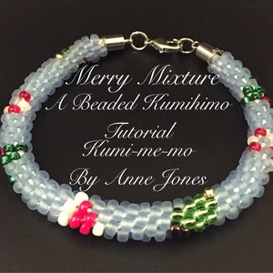Merry Mixture Beaded Kumihimo Tutorial