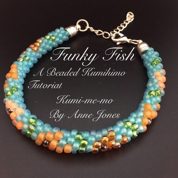 Funky Fish Beaded Kumihimo Tutorial