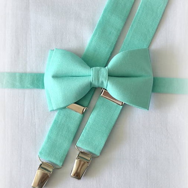 Mint Suspenders Etsy