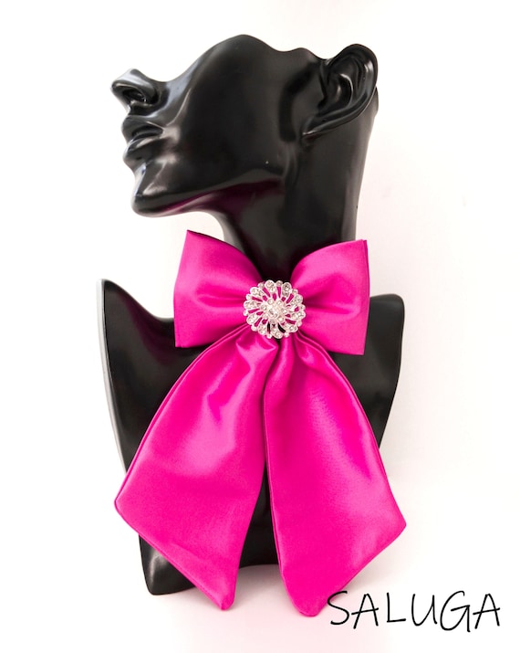 Fuchsia Luxury Satin Kids Bow Tie Fuchsia Luxury Satin Kids Bow Tie