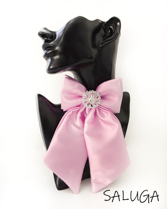 Stone Luxury Satin Bow Tie Stone Luxury Satin Bow Tie