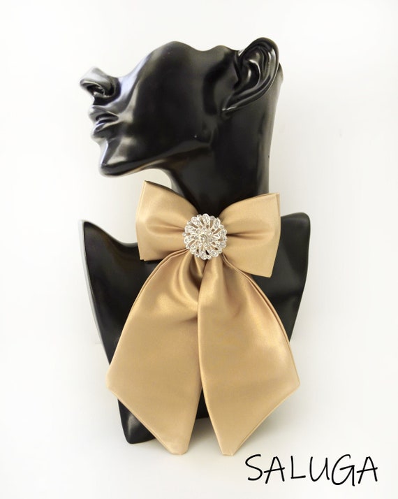 Stone Luxury Satin Bow Tie Stone Luxury Satin Bow Tie