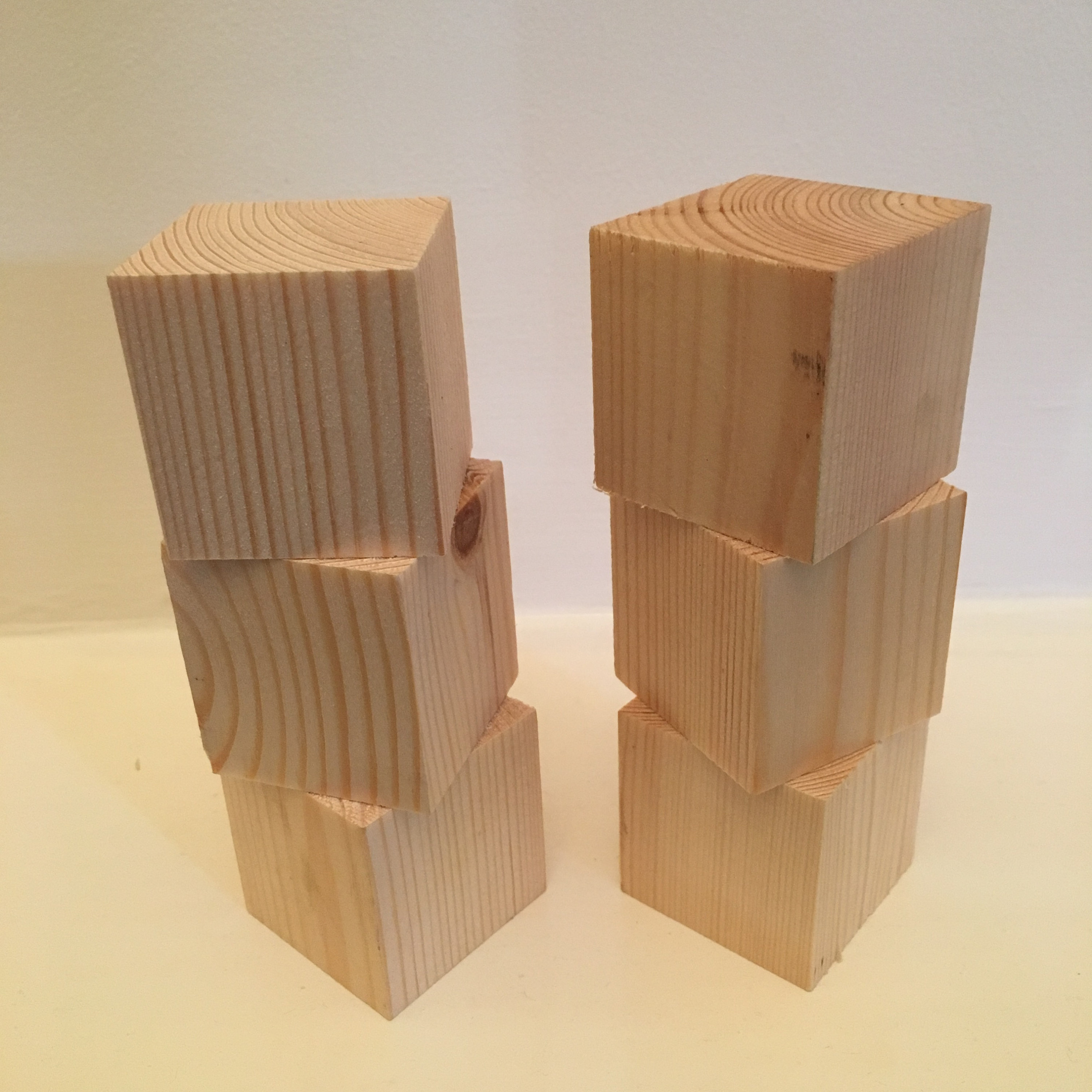 Pine Cubes Wooden Craft Blocks. Natural wood. Solid wood 45mm Etsy