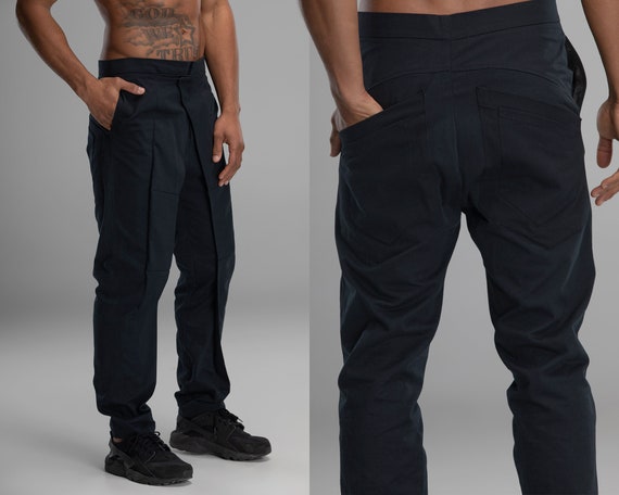 outfits with loose black pants