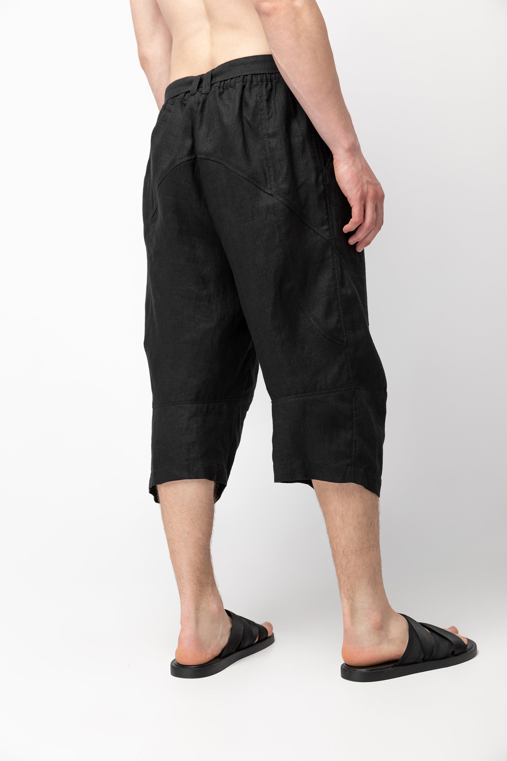 Drop Crotch Shorts Men Summer Shorts 