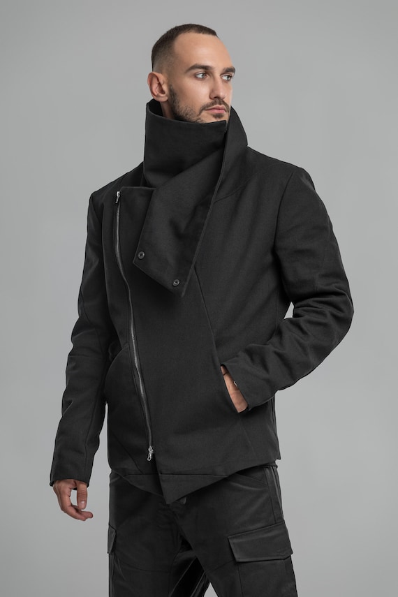 black high neck and coat