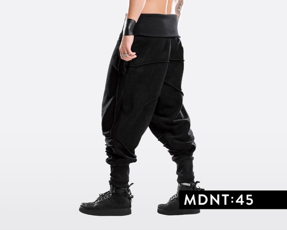 Fashion Hip Hop Streetwear Harem Pants Men Sweatpants Loose Baggy Joggers  Track Pants Cotton Casual Trousers Male Clothes V200414 From Huang01,  $51.18 | DHgate.Com