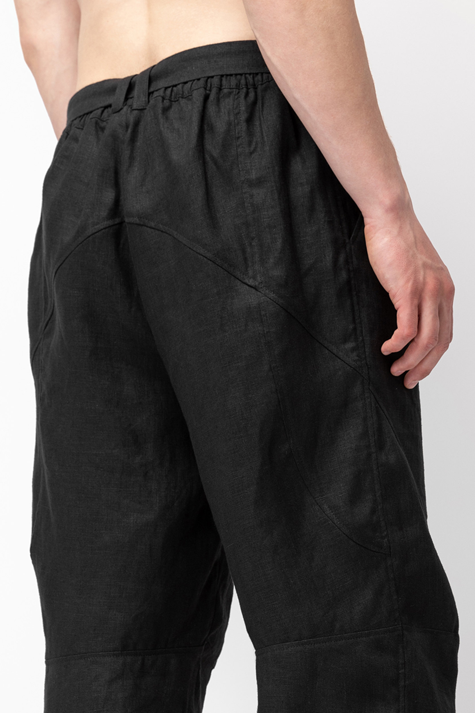 zwarte casual bermuda's A0424 Drop crotch shorts heren zomer shorts Kleding Herenkleding Shorts katoen loose fit broek 