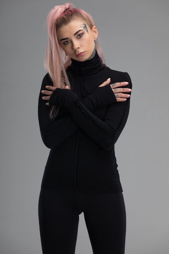 goth turtleneck