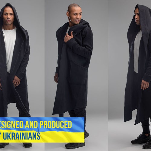 Hooded Cloak Oversized White Hoodie 