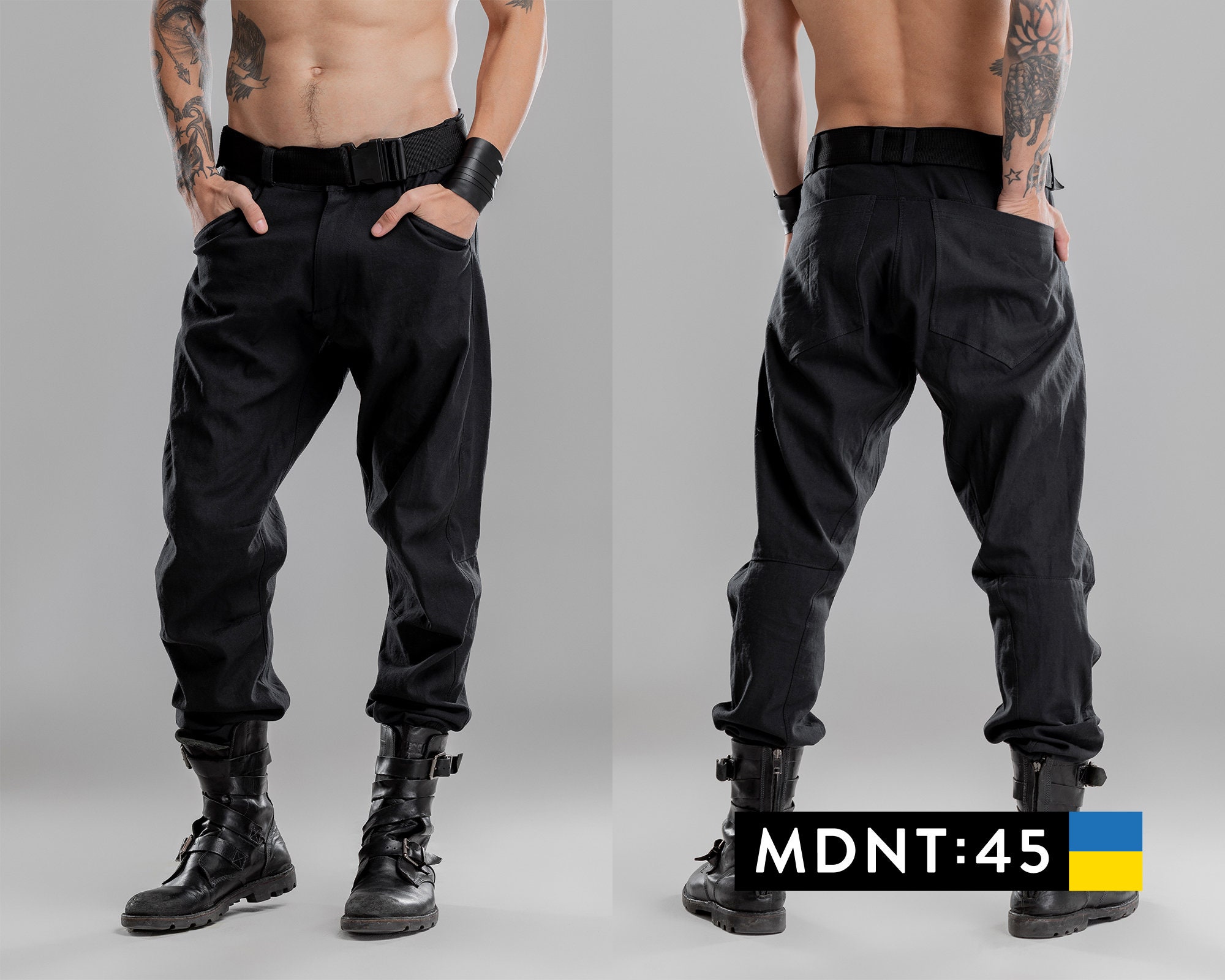Black Track Pants Men Joggers Trousers - Etsy