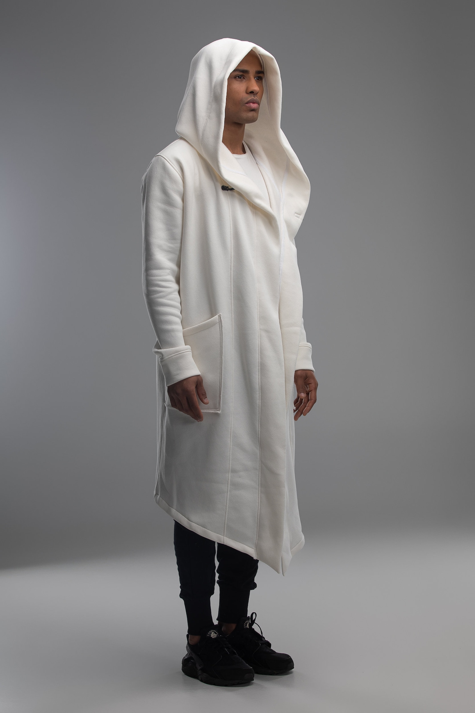 long cloak hoodie