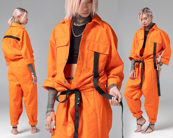 orange jumpsuit fashion