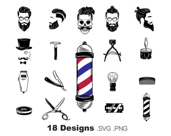 Barber SVG Barbershop Bundle Svgbarber Clip Art Barber - Etsy Barber SVG Barbershop Bundle Svgbarber Clip Art Barber - Etsy