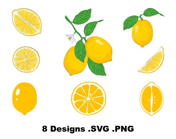 Download Lemon Svg Lemon Svg Bundle Lemon Clip Art Lemon Cricut Etsy