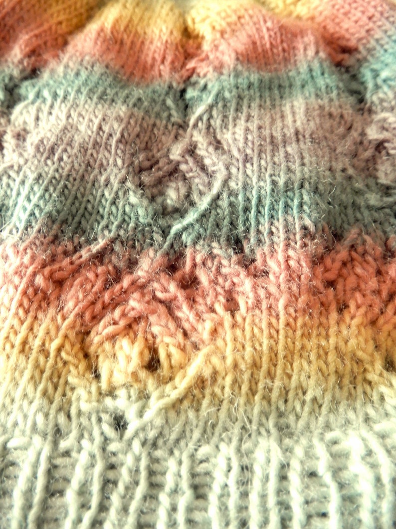 Womens lace hat knitting pattern in fingering weight yarn ...