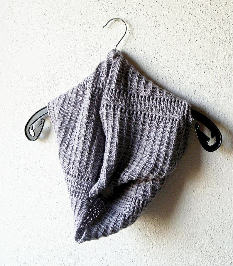 Infinity Scarf Knitting Pattern in Worsted Weight Yarn Easy Etsy