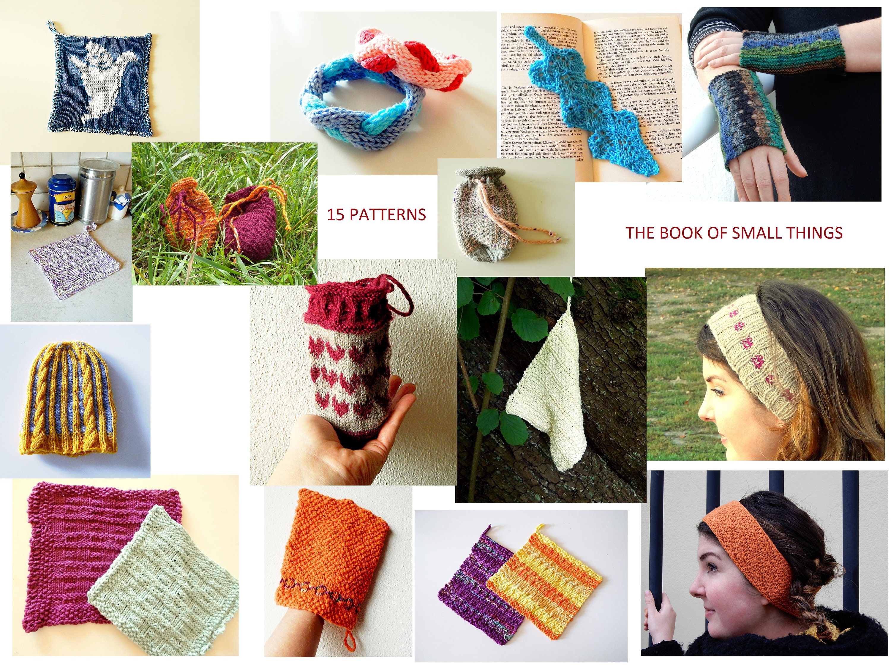 Scrap Yarn Knitting Pattern Collection book of Small Etsy
