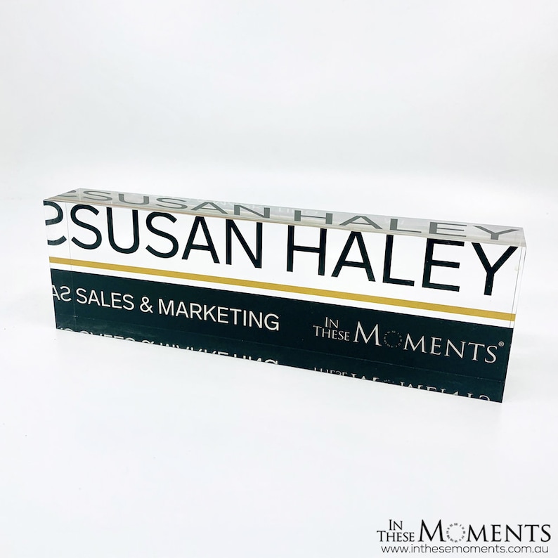 Desk Name Plates Business and Corporate Etsy