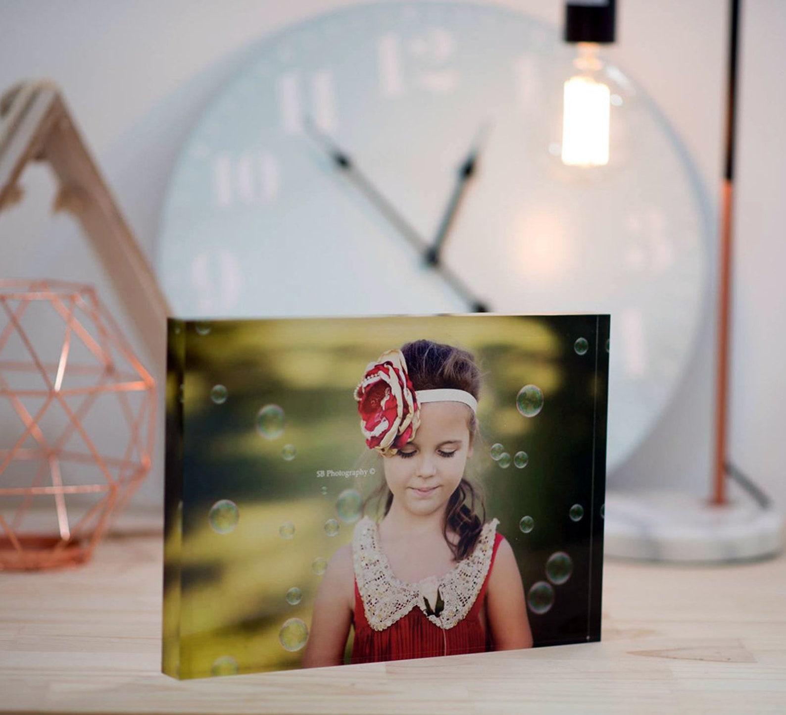 Acrylic Photo Block / Glass Block - Personalised Photo Frame - Etsy
