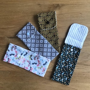 Honeycomb fabric and sponge toothbrush pouch, Toothbrush and toothpaste case