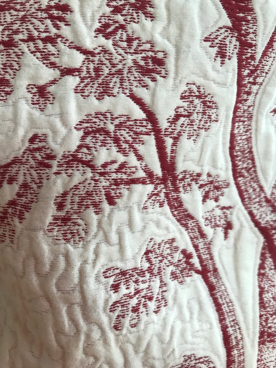 Storage Basket in Red Toile De Jouy Boutis Decorative Fabric - Etsy