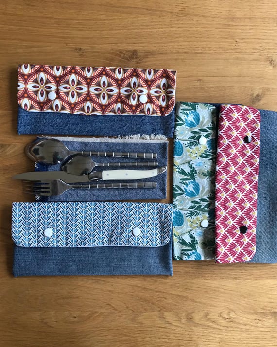Trousse Porte-couverts De Voyage Lavable - Organisation Anti-poussière Pour Camping, école Ou Travail - Pratique Et Portable