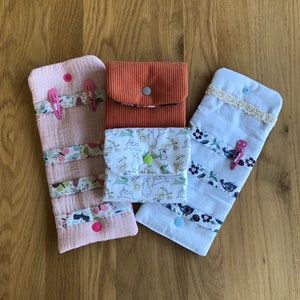 Bolsa para horquillas, bolsa de almacenamiento portátil para pasadores de niños