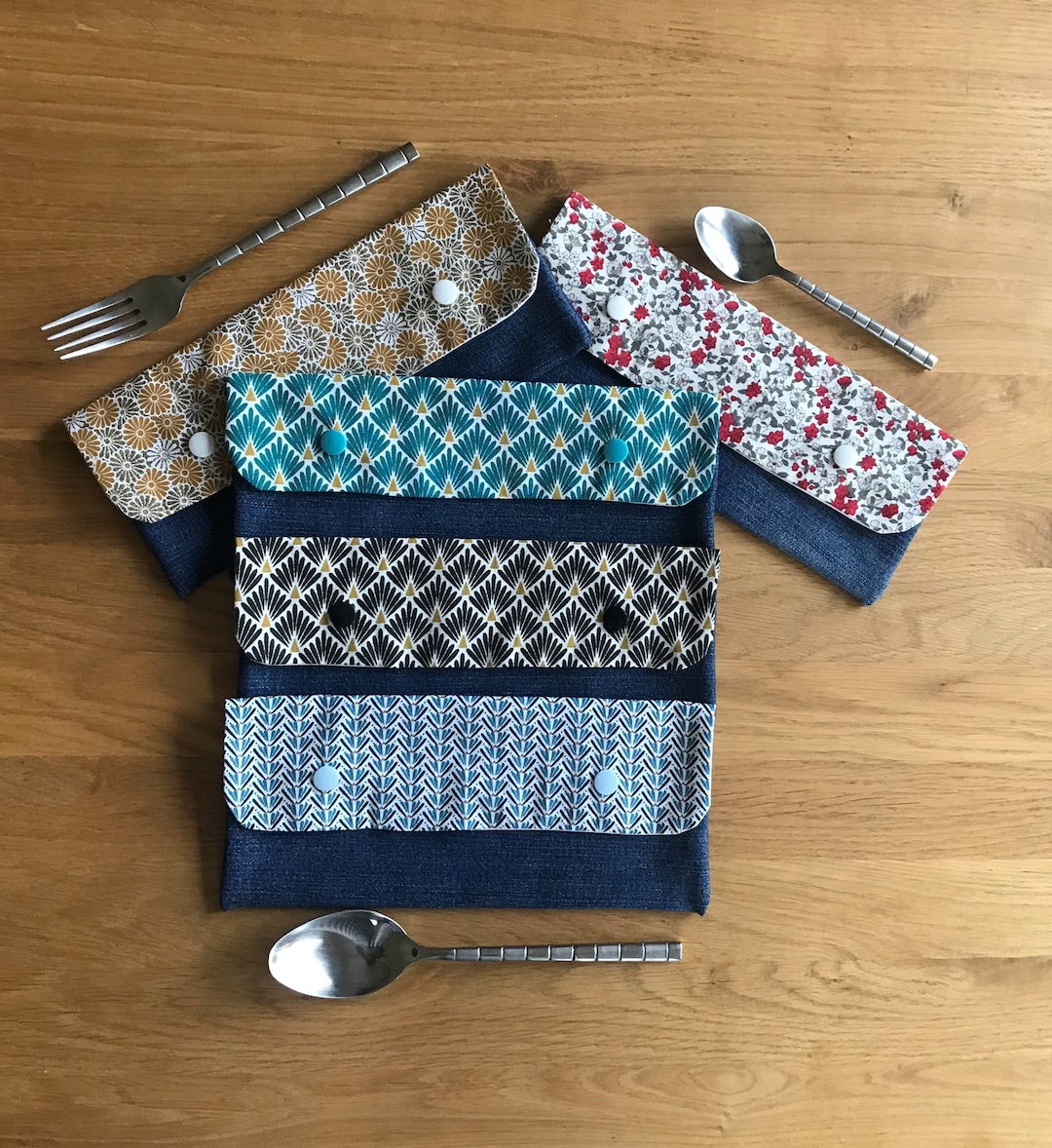 Diy Pochette Range Serviette De Table En Tissu Pochette Range