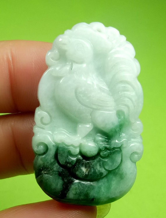 10% OFF- Certified Natural Icy Jadeite Emerald A*… - image 1