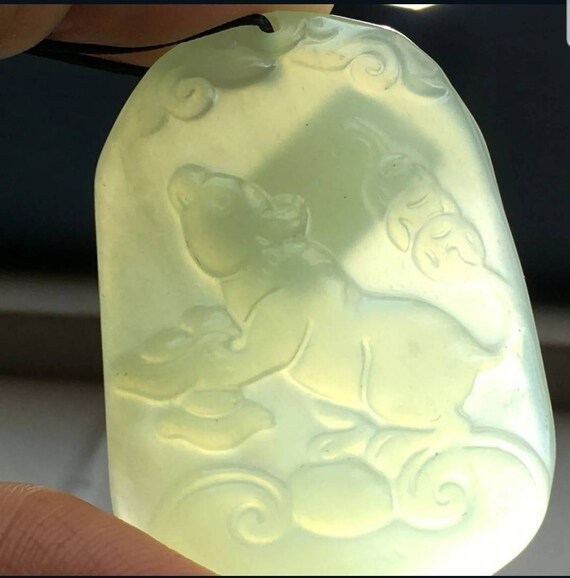 10% OFF- Certified Natural Ice Jadeite Emerald Ja… - image 4