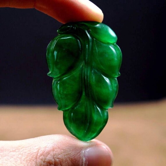 10% OFF- Certified Natural Ice Jadeite Emerald Ja… - image 2