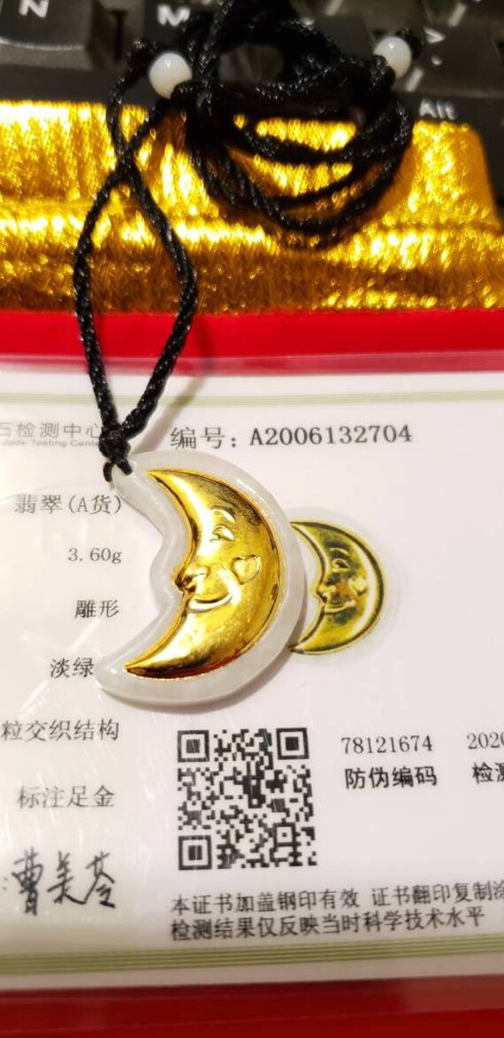 10% OFF- Certified Natural Gold & Icy Jadeite Emer