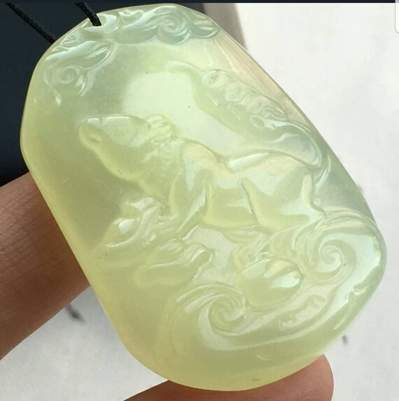 10% OFF- Certified Natural Ice Jadeite Emerald Ja… - image 3