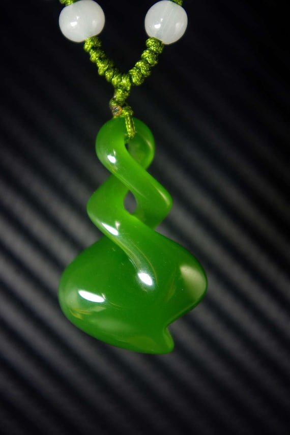 10% OFF- Certified Natural Green Hetain Jade HandC