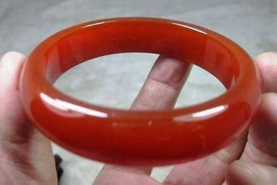 10% OFF- 58/59/60 mm Certified Natural Red Jadeit… - image 3