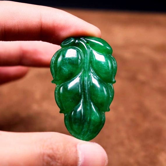 10% OFF- Certified Natural Ice Jadeite Emerald Ja… - image 3