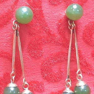 10% OFF 2 pcs Certified Natural Lavender Jadeite Emerald AJade HandCarved A Pair of Lucky Jade Dangle Earrings image 10