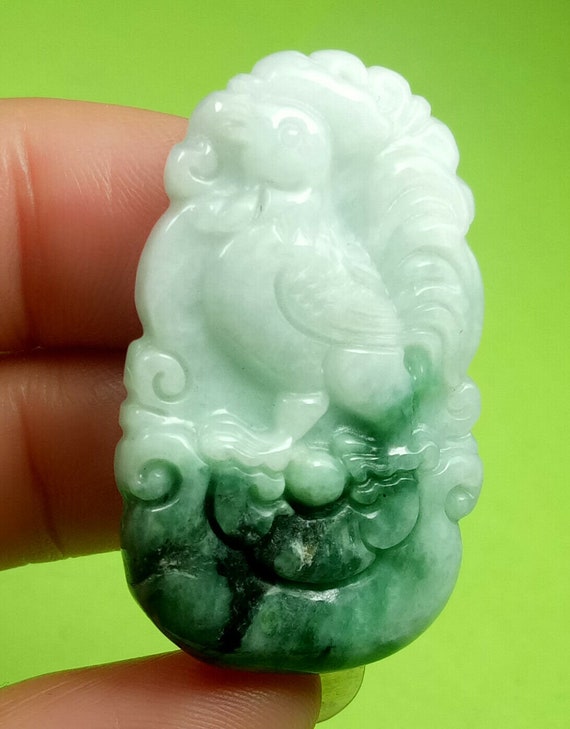 10% OFF- Certified Natural Icy Jadeite Emerald A*… - image 2