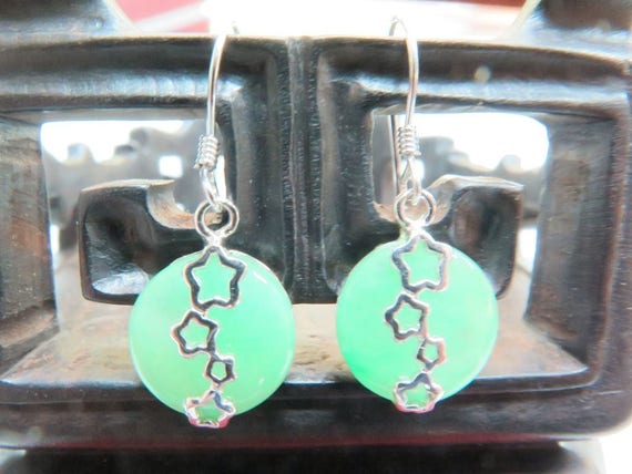 10% OFF- 2 pcs-Certified Natural Jadeite Emerald … - image 5