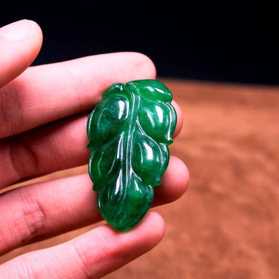 10% OFF- Certified Natural Ice Jadeite Emerald Ja… - image 6